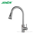 Hot Sale Supporing Chrome Sensor Pull-Down Kitchen Faucet